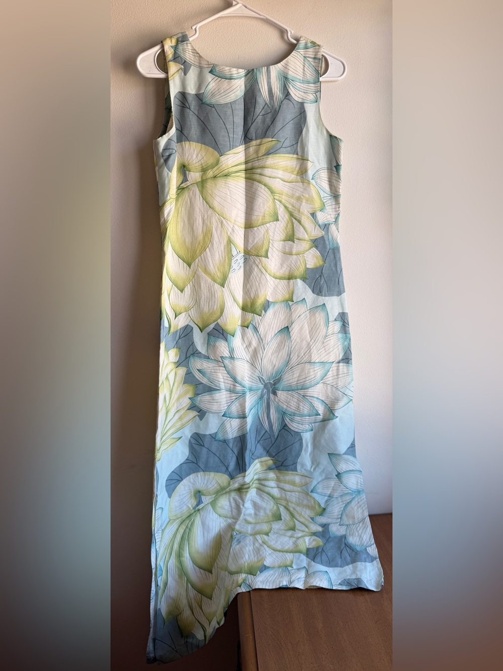Tommy Bahama Silk Linen Botanical Floral Maxi Dress